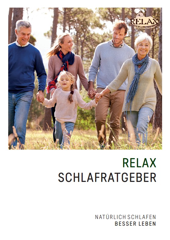 Relax Schlafratgeber — kostenlos anfordern